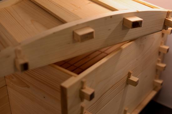 wooden steamer