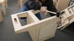 Mallet-Based Assembly: Enabling Load-Bearing Laser-Cut Models